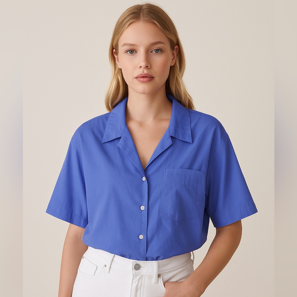 Wilfred Blue Button Down Shirt